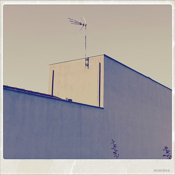 Polaroid photography building Greece by Ciprian Andrei